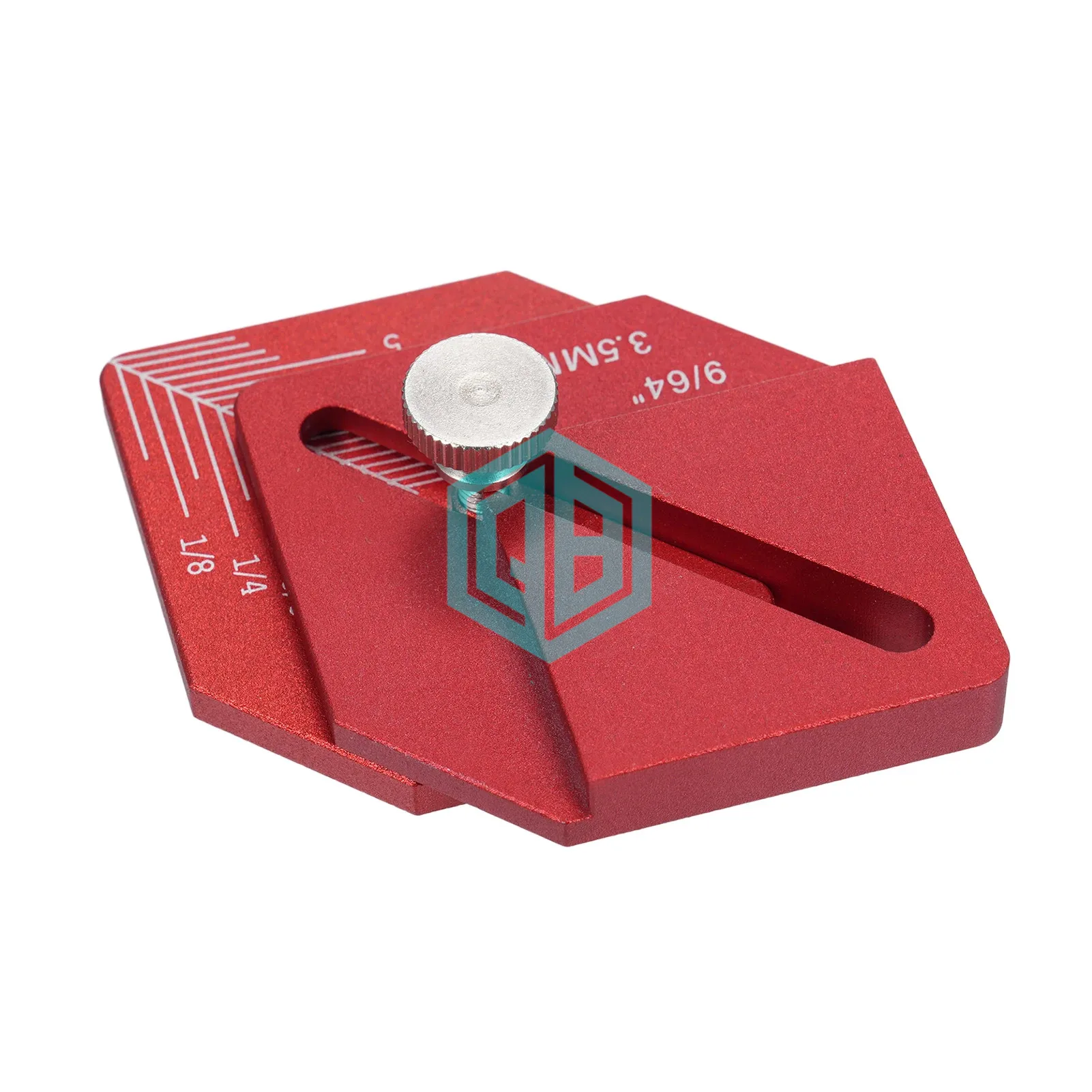 Durable Wood Working Carpentry Tools Customizable Short Offsets Marking Ruler Alloy Trim for Woodworking Measuring OEM Support