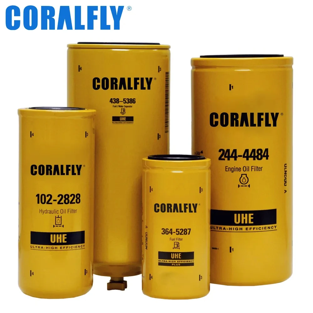 438-5386 4385386 CORALFLY Excavation Parts Filters Fuel Filter For cat 438-5386 438-5386 4385386