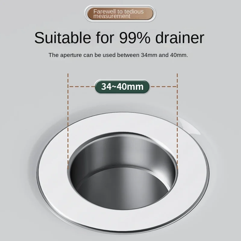 Sink Garbage Strainer Stainless Steel Slop Filter Stainless Steel Slop Filter Floor Drain Deodorant With New Car Smell