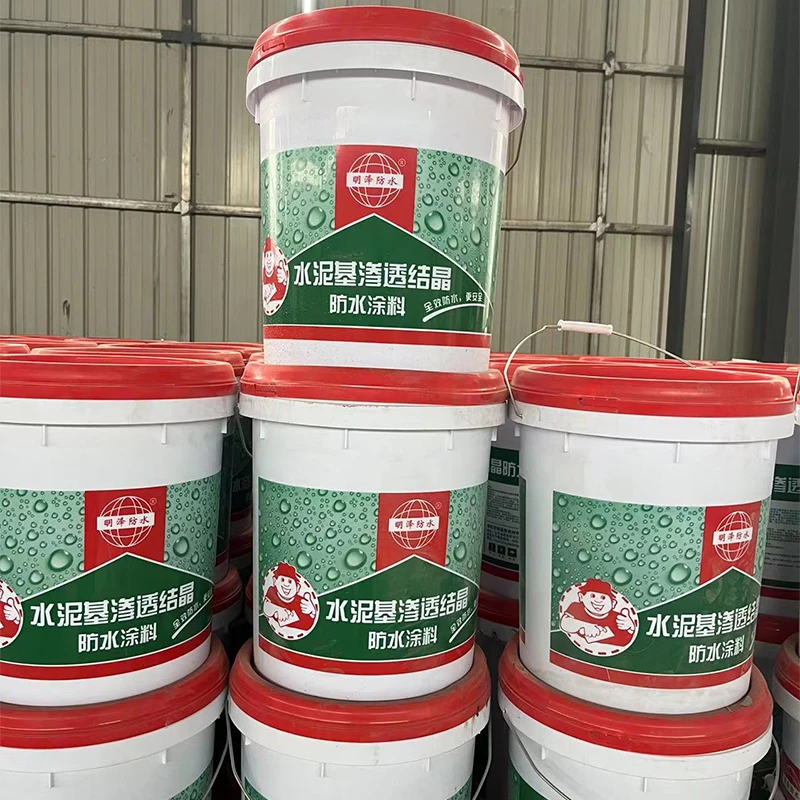 Mono Component Crystallization Cementitious Waterproofing Coating for Concrete Structure Cementitious Waterproofing Materials