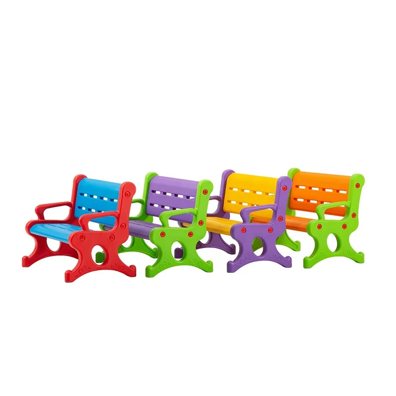 Children furniture kids plastic bench school chair for kindergarten