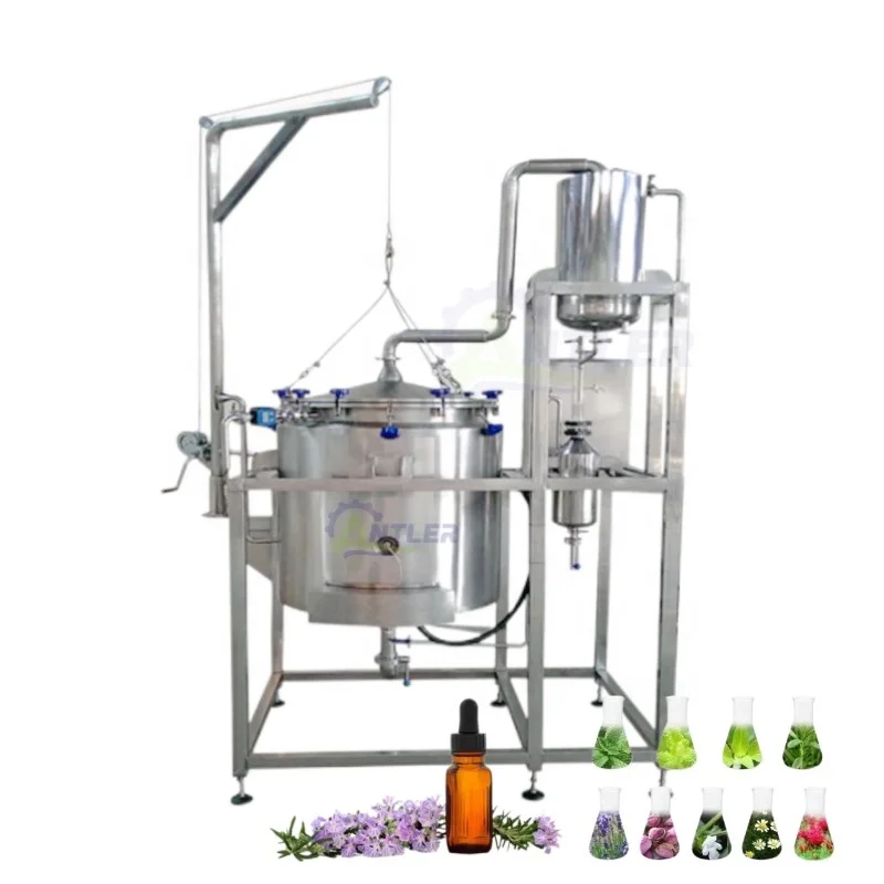 Manufacturer Sale 50L Herb Essential Oil Distiller Steam Distillation Machine