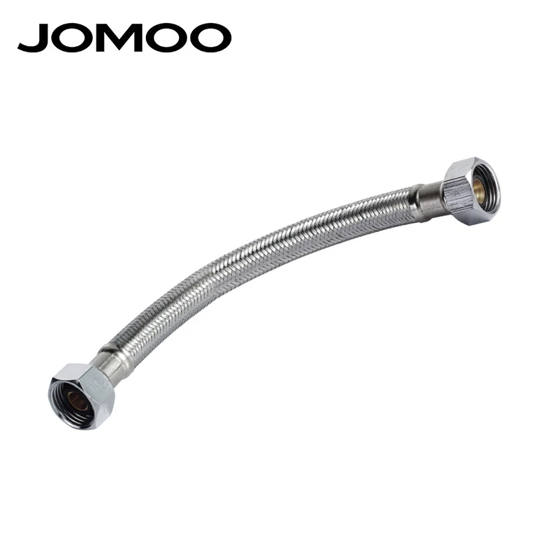 JOMOO Stainless Steel Wire Braided Hose 50CM 100CM Stainless Steel 304 Braided Sink Flexible Hose For Cold Or Hot Water