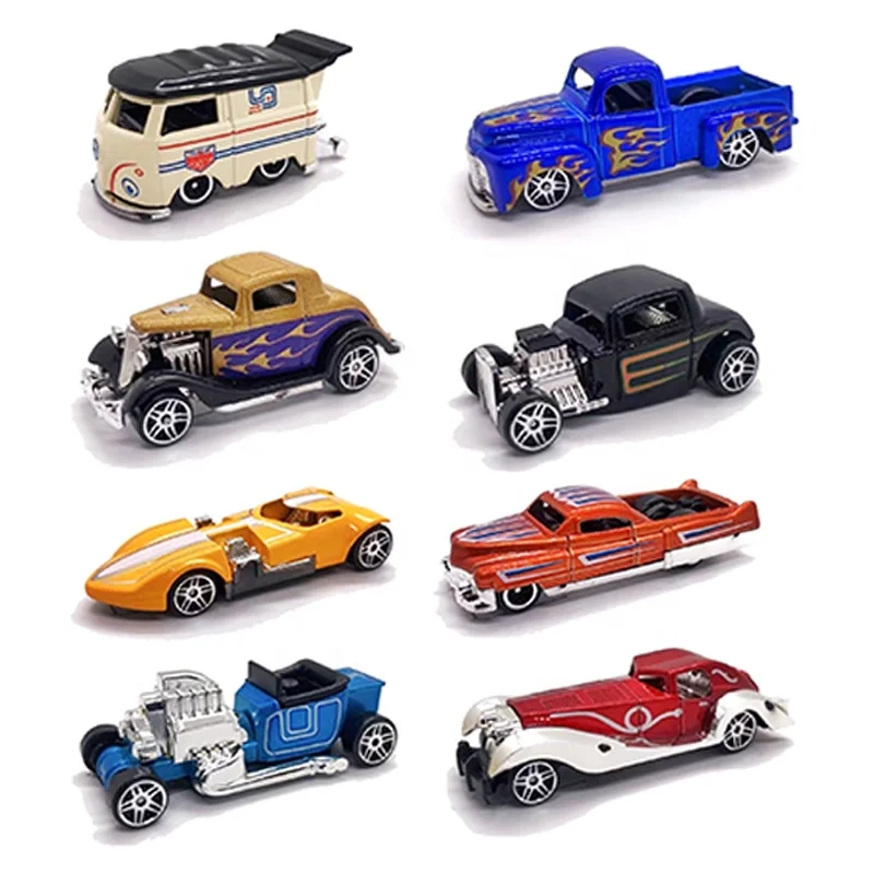 QS Newest Juguetes Mini Classical Metal Vehicles Toys Simulation Series 1/64 Die Cast Model Alloy Car Toy For Children Best Gift