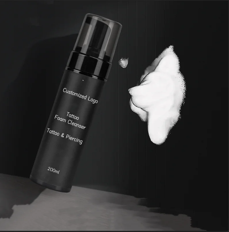 200ml Deep Cleansing Tattoo Wash Foaming Tattoo Cleanser Tattoo Repair Aftercare Moisturizing Foam