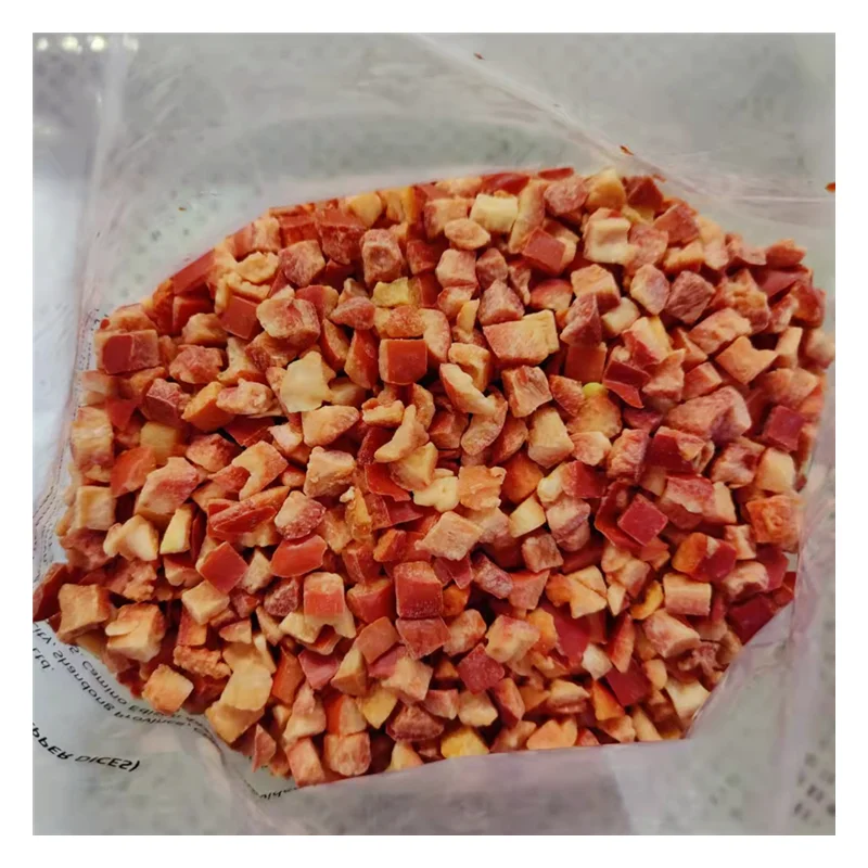 Supplier Wholesale Prices IQF frozen red pepper diced chili red sweet cayenne pepper
