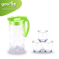 China Manufacturer Food Grade Plastic Jugs Ice Tea Pitcher with Handle plastic jugs