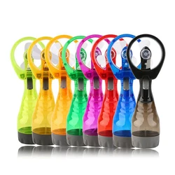 Wholesale Water Bottle Spray Cool Mist Fan Plastic Outdoor Travel Handheld Portable Cooling Spray Fan