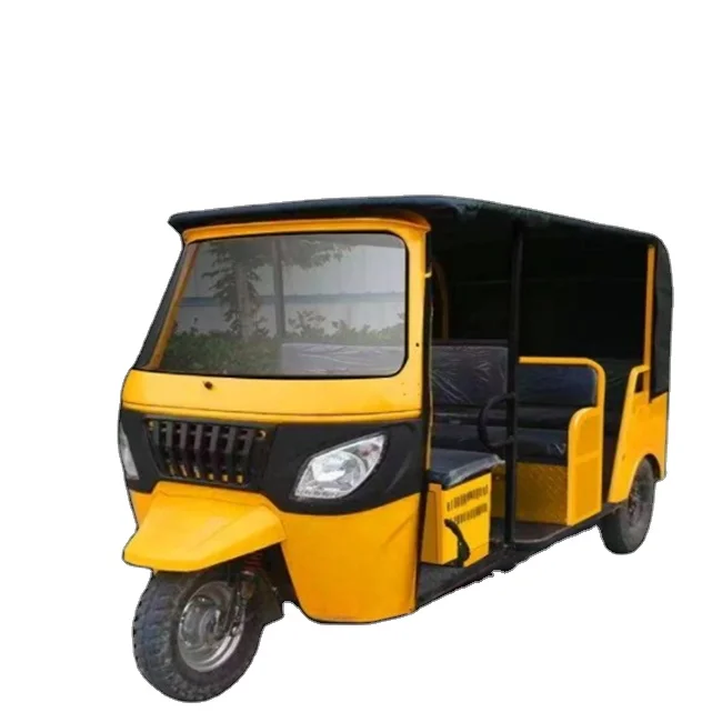 Bajaj Авто такси трицикл/трицикл подходит для пассажиров/Аренда электрических трициклов