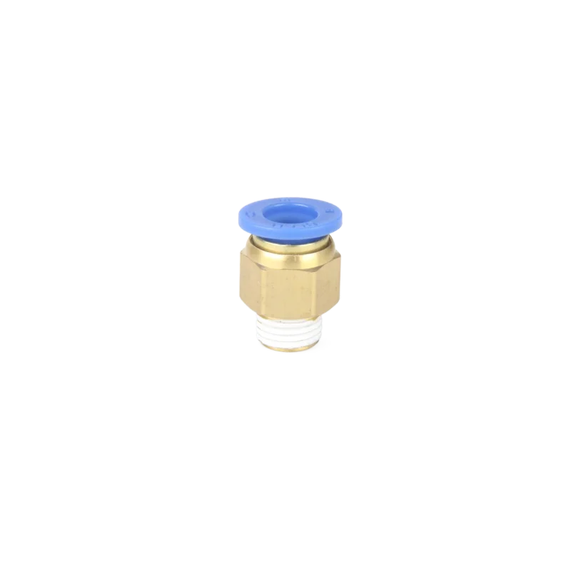 PC Series pneumatic one touch air hose tube connector male straight brass quick fitting with PT\/NPT thread