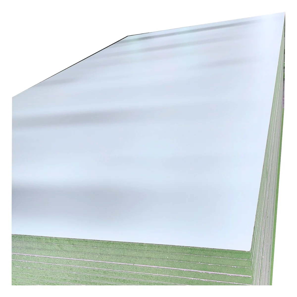 Colorful Melamine laminated moisture-proof MDF board 1220x2440mm 6mm to 25mm Carb P2 E1 E2 Green MDF for interior furnitures
