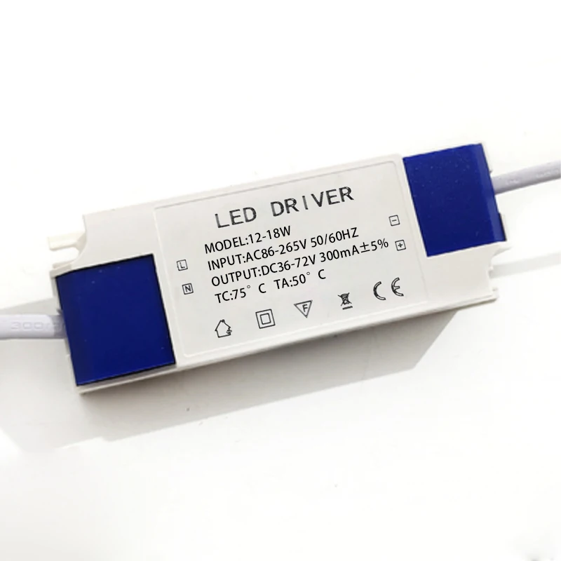 Slim Plastic Built-in 300 ma led driver 4w 5w 6w 7w 9w led driver circuit led power supply