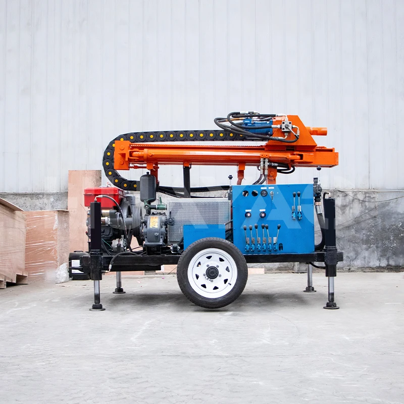 230mm diameter borehole embedded with mud pump for household water well drilling machine