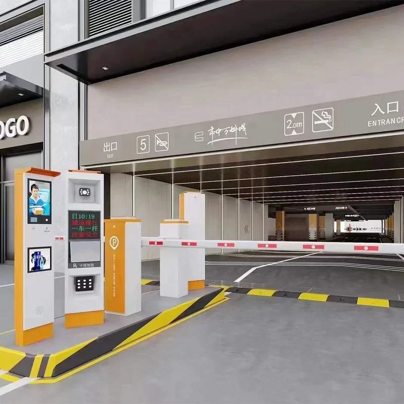 Parking Lot Torniquete Automatic Arms Barrier Boom Commercial Car Toll Access Control Parking Swing Gate