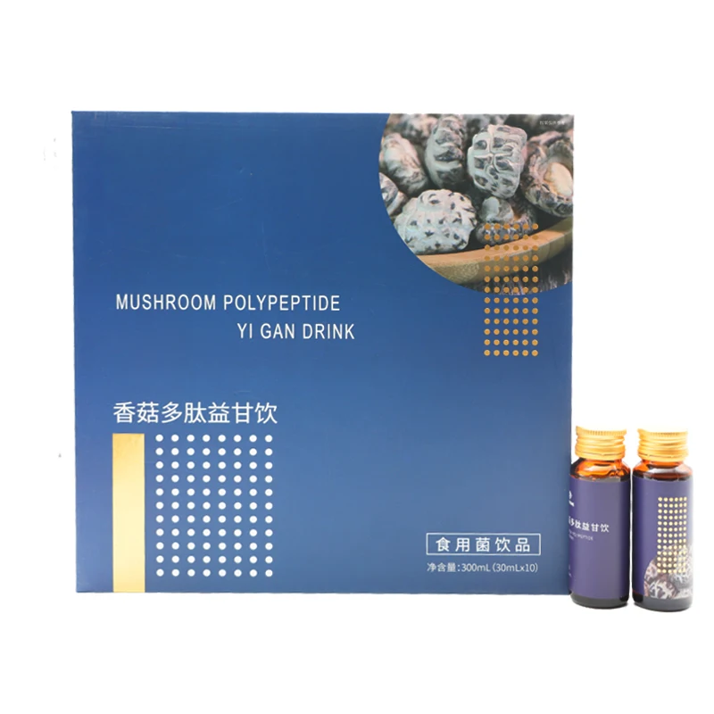 
OEM mushroom peptide drink multiple fermented herbal drink small molecule weight peptide supplement 