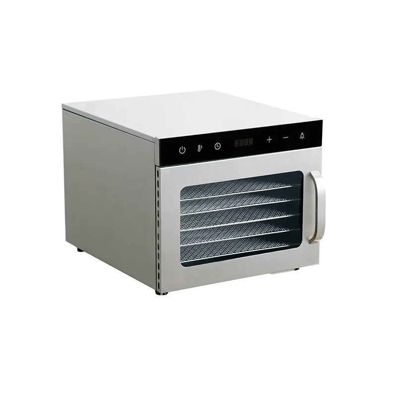 Stainless steel food dehydrator fruit and vegetable drying machine household small dryer with 6 trays