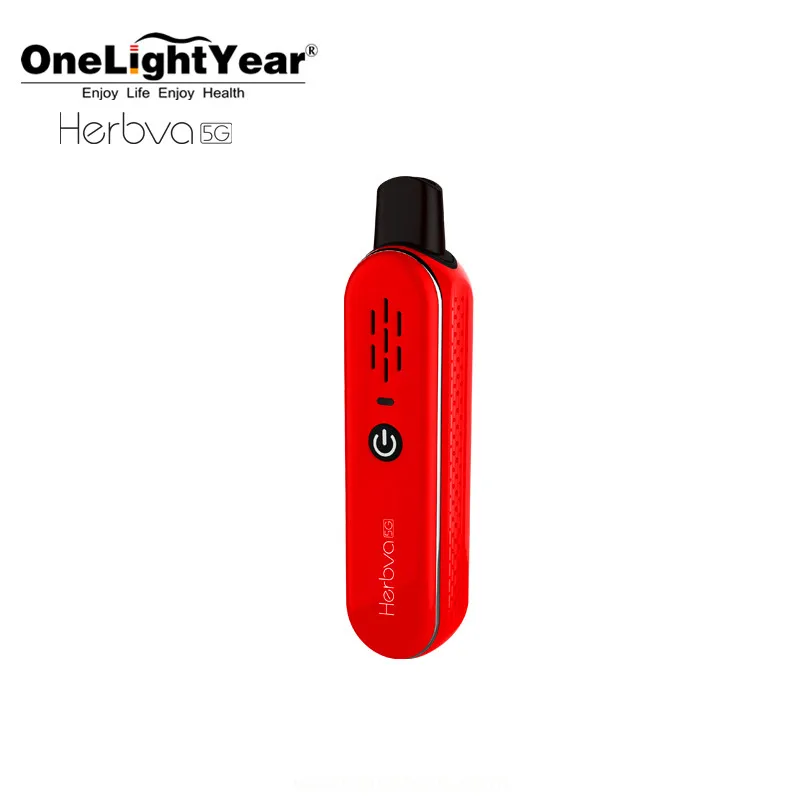 
DHL Shipping Airis Herbva 5G Dry Herb Vaporizer Vape Pen 1100Mah Ceramic Chamber from one light year 