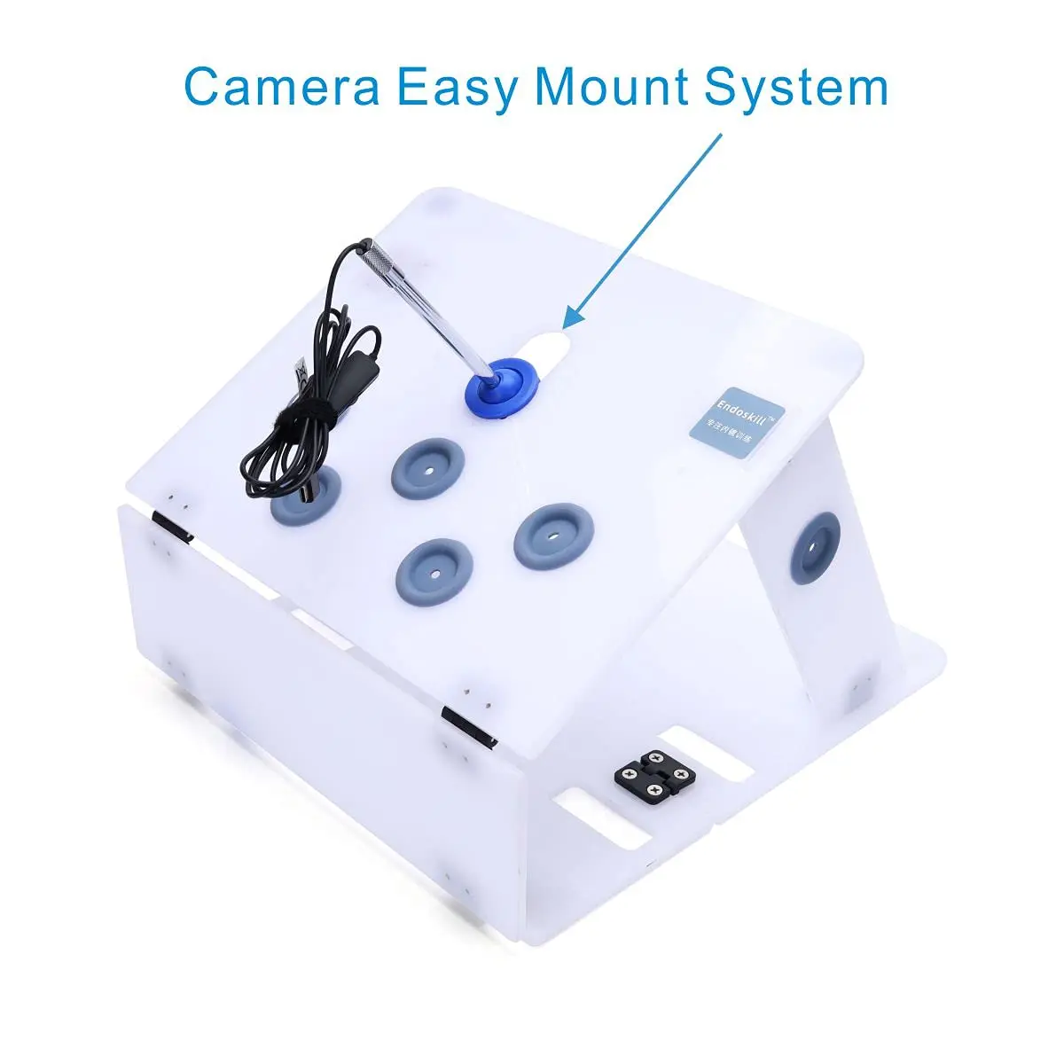 Laparoscopy Simulator Trainer Laparoscopic Simulation Training Box with USB HD 1080P Camera and 10 Training Modules
