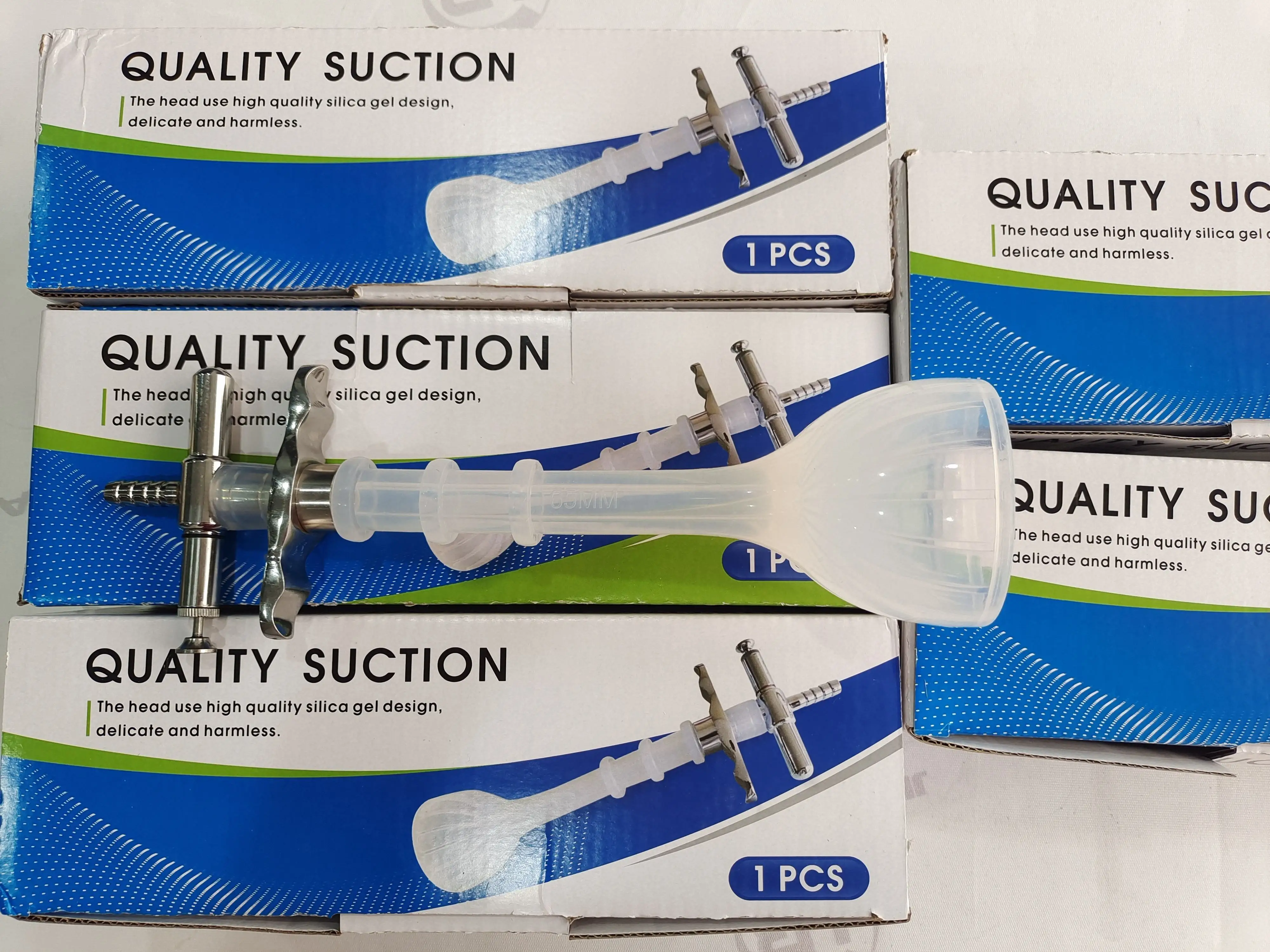 Obstetric Assisted Fetal Suction Device with 55 65 70mm Silicone Vacuum Ventouse Cup