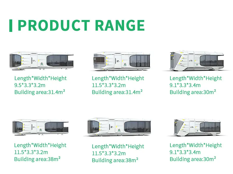 Newly Designed luxus Space capsule camping house Prefab Houses Expandable villa Mobile Home tiny house boat for Resort Camper