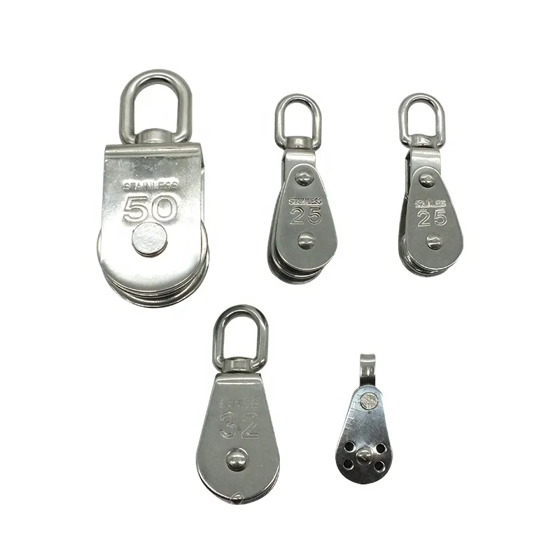 Оборудование нержавеющая сталь морская такелажная установка Одноколесный Проволочный Трос поворотный шкив