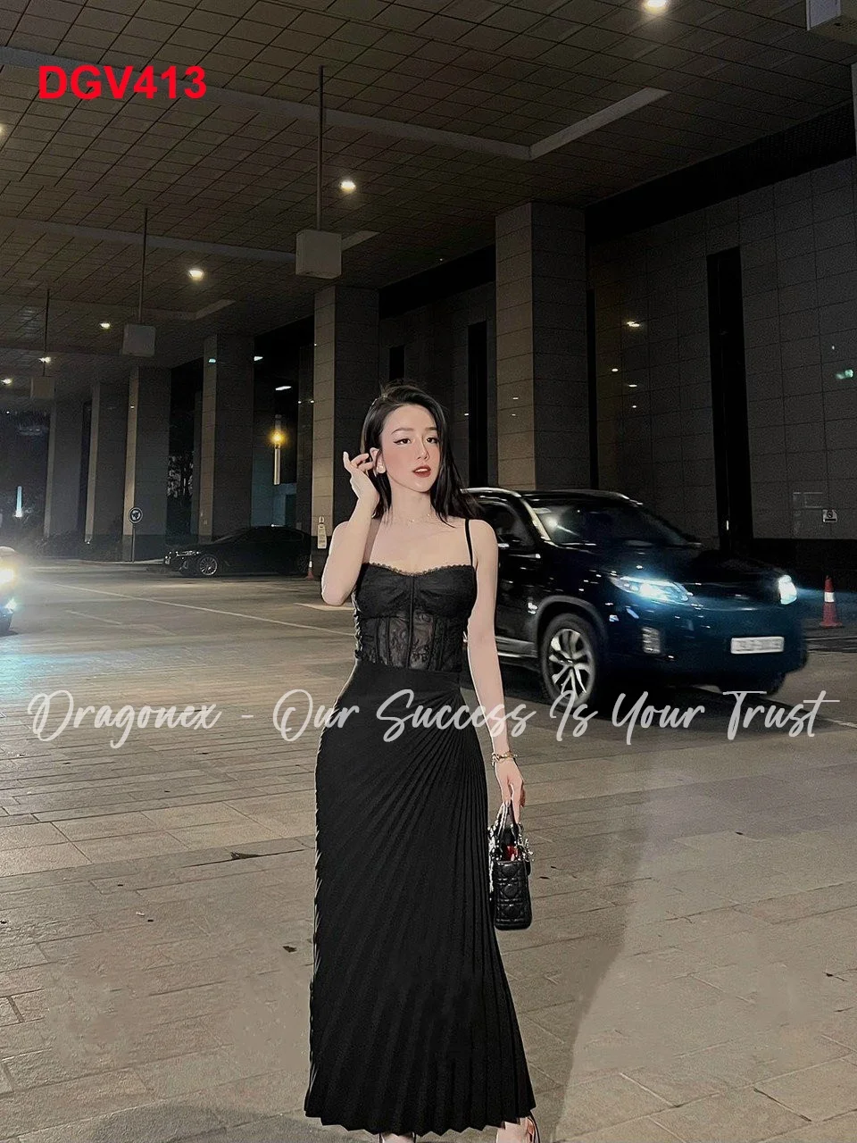 High Waist Pleated Skirt Smooth Satin Long Elegant Dress Summer Spring Lady Casual Pleated Skirt