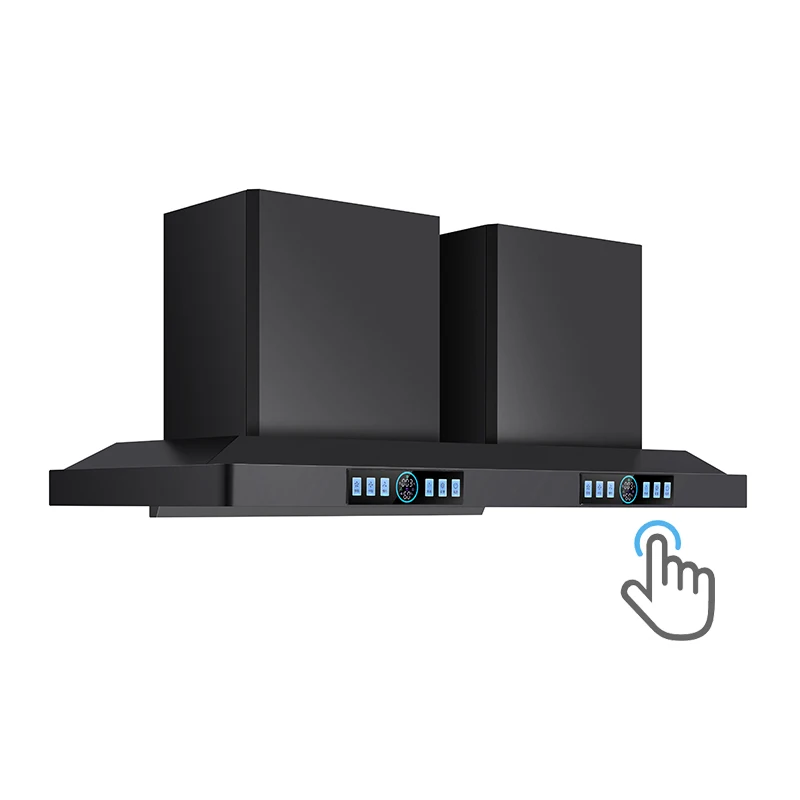 Верхний всасывающий вытяжка изготовленный в Китае потолочное крепление коммерческая кухонная для дыма