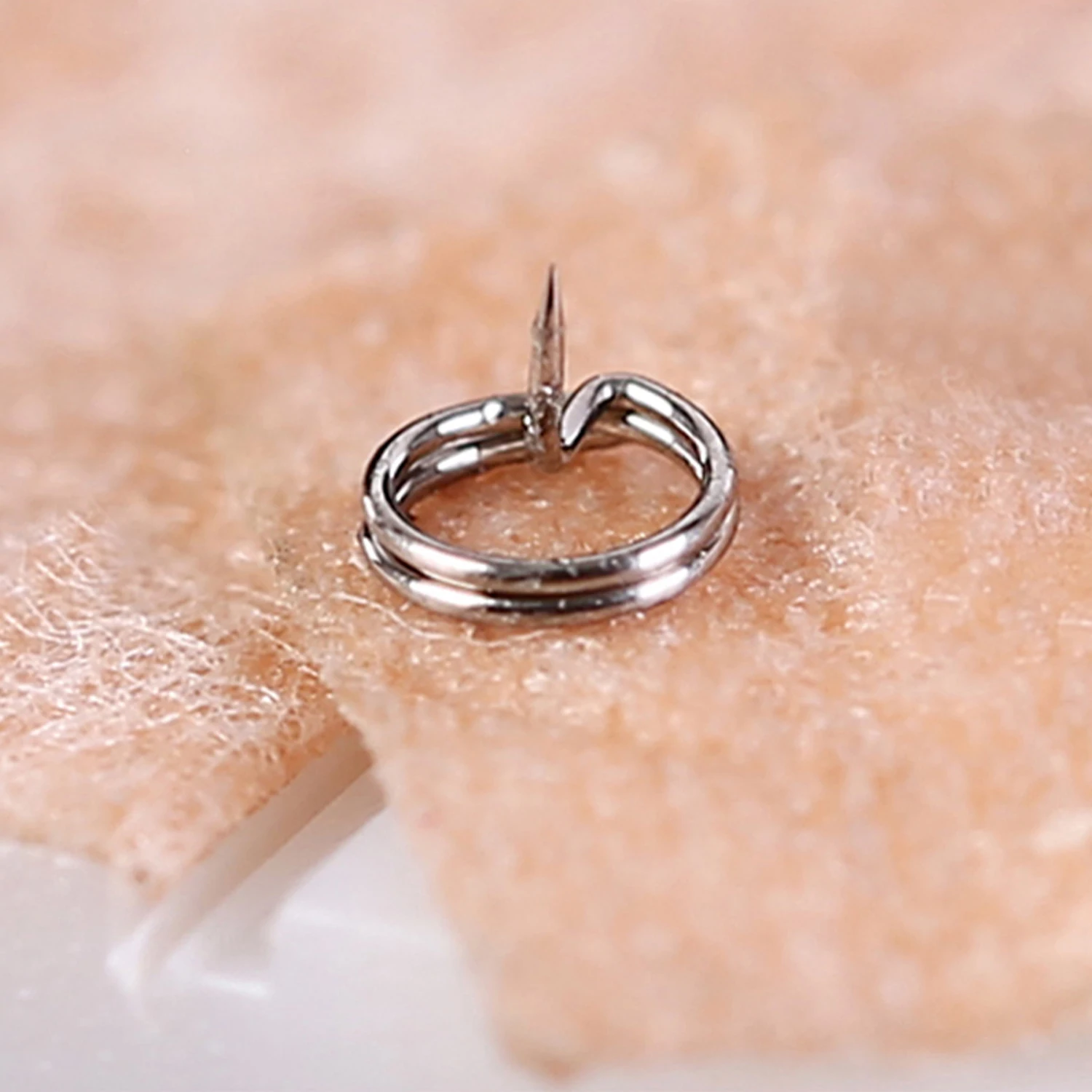 QUAN HE  Disposable Sterile Intradermal Ear Press Needles Intradermal Acupuncture Needles for single use 100 pcs per Box