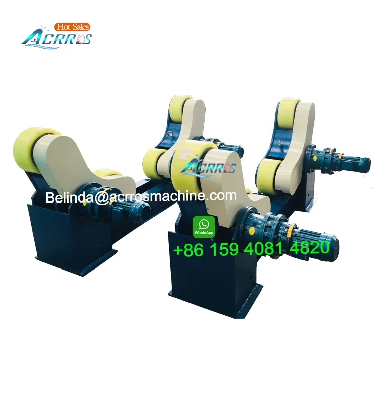 capacity 10ton pipe welding rotator 4000mm diameter cylinder circumental seam welding turning rolls welding rotator for sale