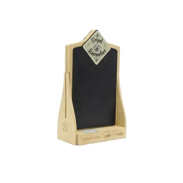 Menu Sign wooden table Display Stand Mdf Wooden Base Holder On Sale