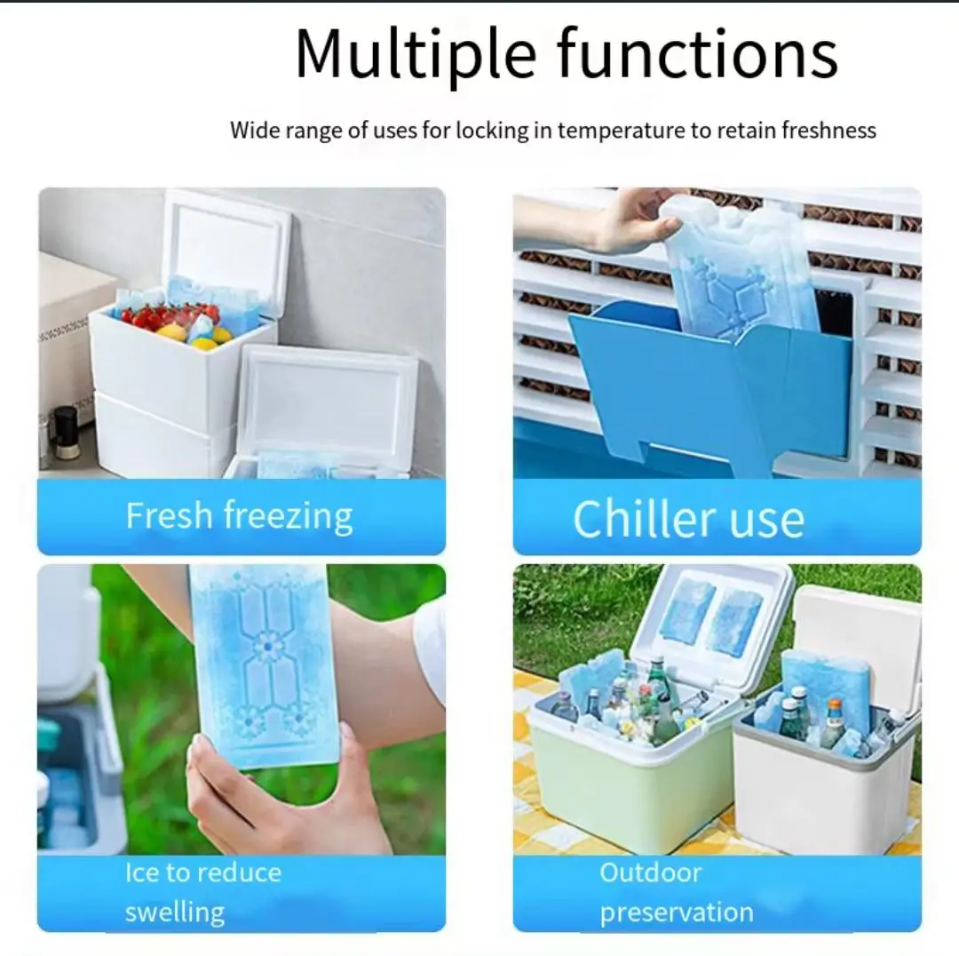 700g wholesale low price cold chain freezer ice cube ice bricks for insulated cooler and lunch box ice bricks