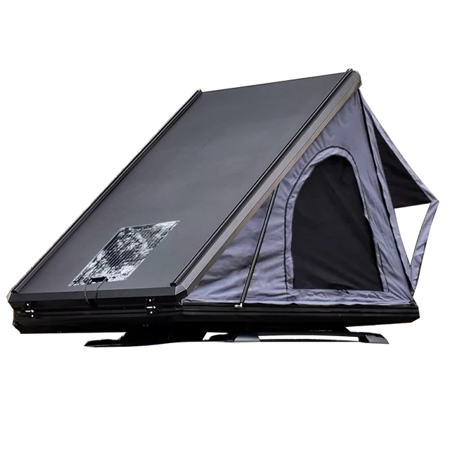 Off Road car Pick Up truck 4x4 camping   hard shell triangle Roof Top Tent Camper For Car Roof Top Tent