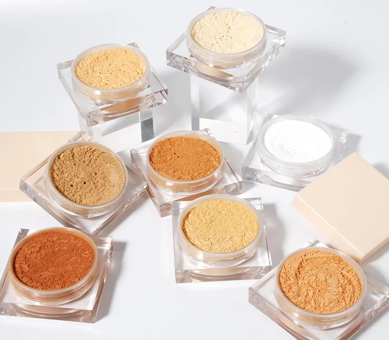 Custom Logo Oem Sweat Proof Vegan Setting Powder Private Label Fine Powder wholesale setting powder private label
