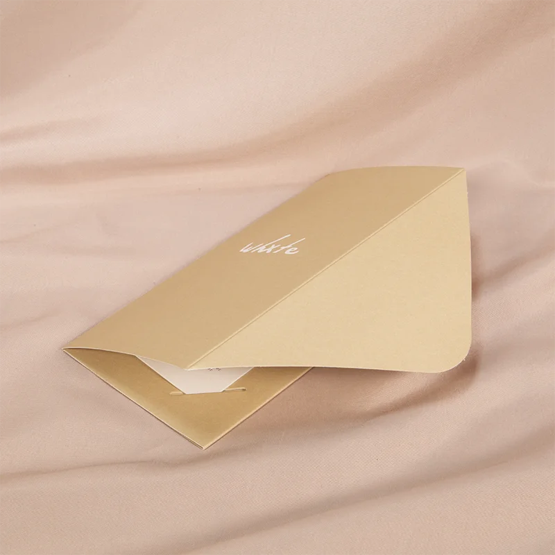 Fold Packing Gift Cards Thank You Card Packaging For Brand