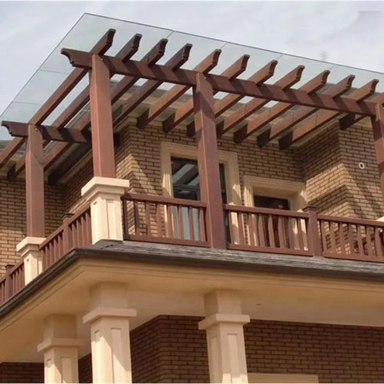 WPC  weight of glulam  pergola beam  160mm*60mm