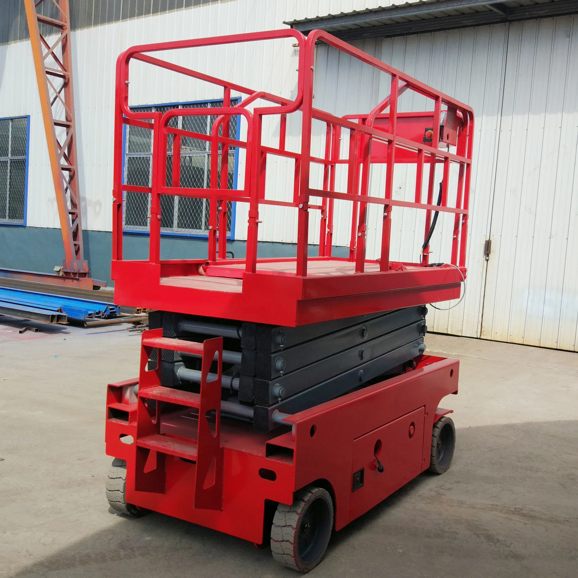 4m 6m 10m 14m 16m Automotive Hydraulic Portable Movable Profile Midrise Scissor Car Lift