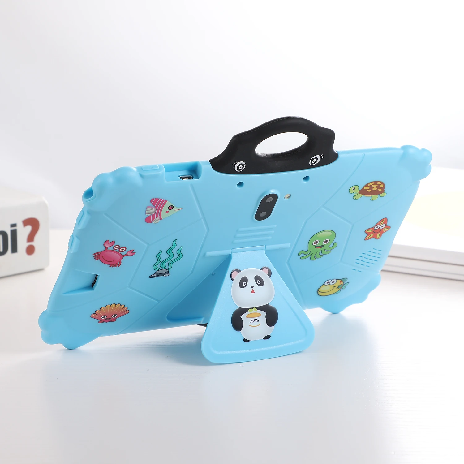 Nice Hot Cheap Price Panda Android Kids Tablet Mini 7 Inch Learning Educational Rugged Barata PC with Handle For Children