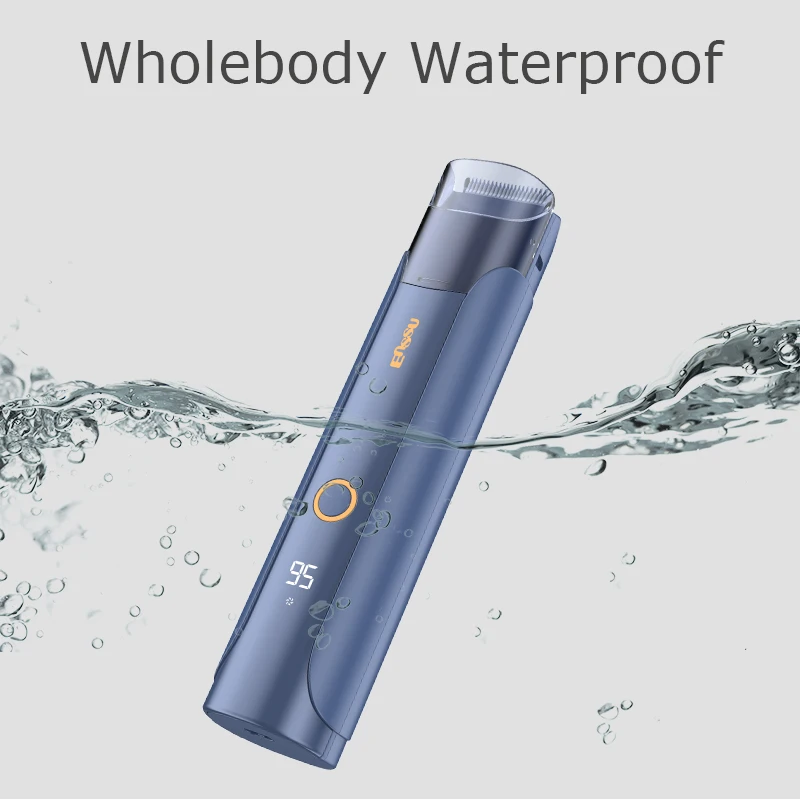 Waterproof IPX7 Professional Ceramic Blades Rechargeable Electric Baby Hair Clipper Hair Trimmer Cordless