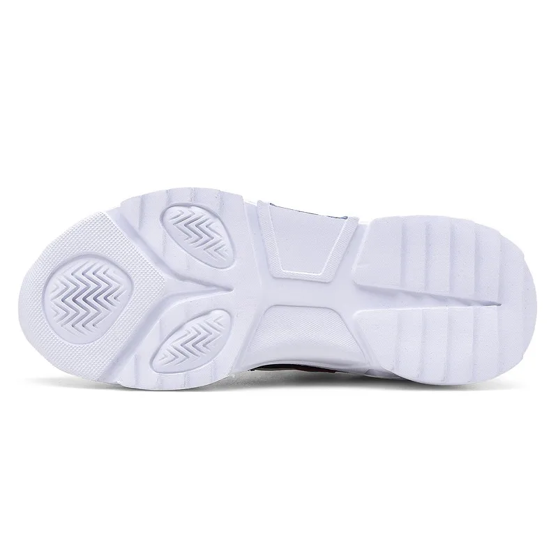 
Four seasons men shoes tide shoes fly knit thick sole socks set sport casual dad shoes socks mouth for men 