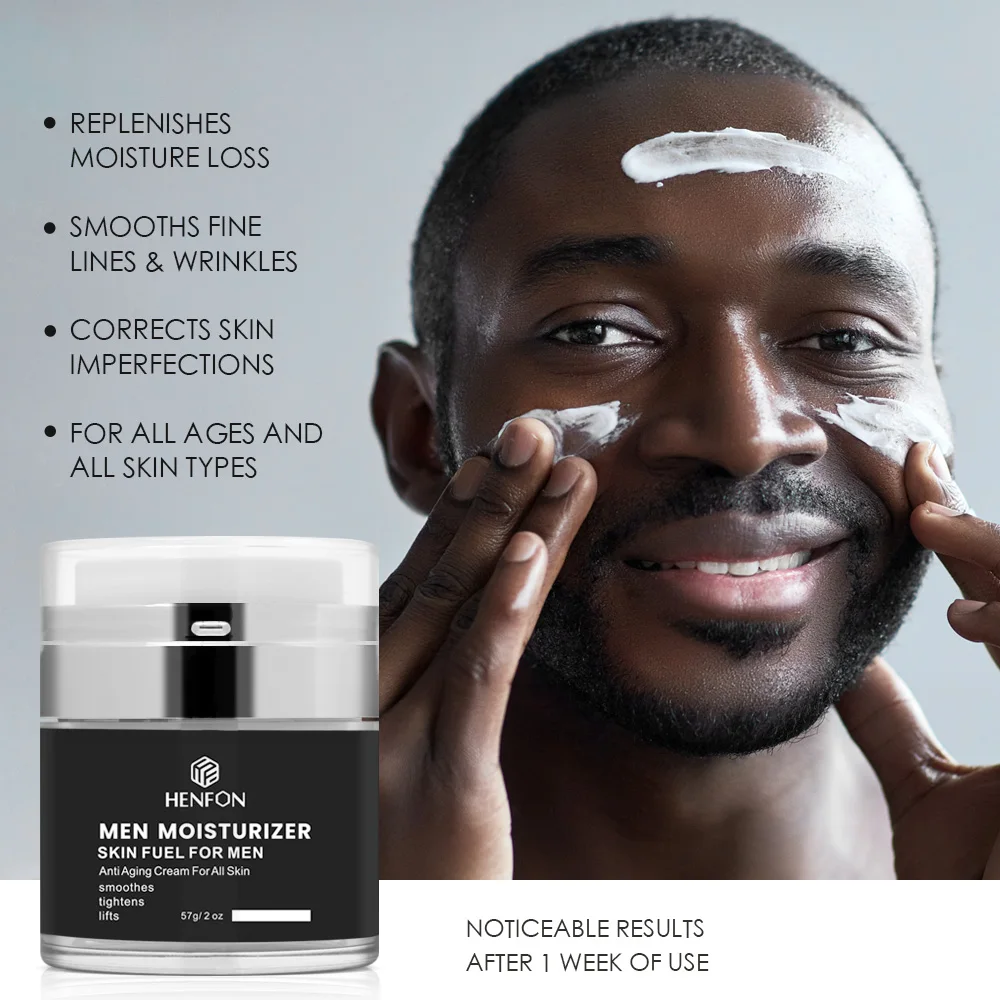 Private Label Hyaluronic Acid Gotu Kola Men Moisturizing Cream Moisturizing Anti Aging Smoothing Cream For All Skin
