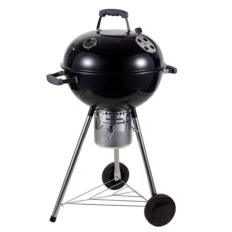 Custom Removable Original Kettle Premium Portable Black Round Outdoor Charcoal Grill with Ash Catcher