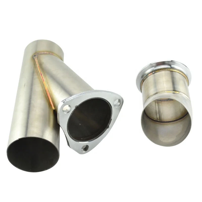 51mm System Remote Exhaust Catback Downpipe Cutout E-Cut Valve Out muffler bypass With Manual switch