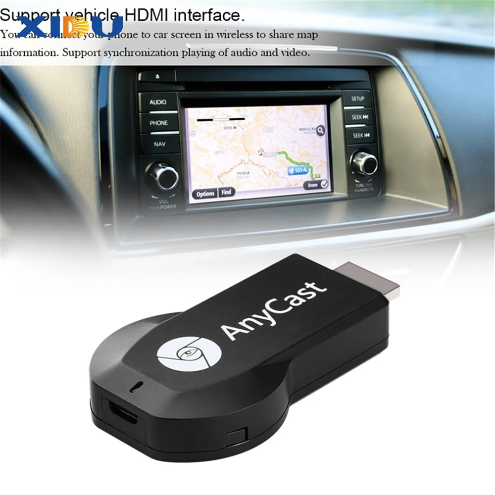 M9 Plus TV Stick Wifi Display Receiver Anycast DLNA Miracast Airplay Mirror Screen HDMI-compatible Android IOS Mirascreen Dongle