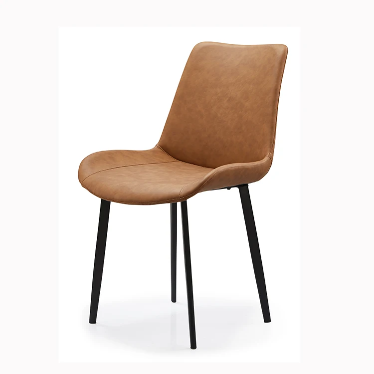 Design room furniture nordic luxury metal legs black gold modern dining chair