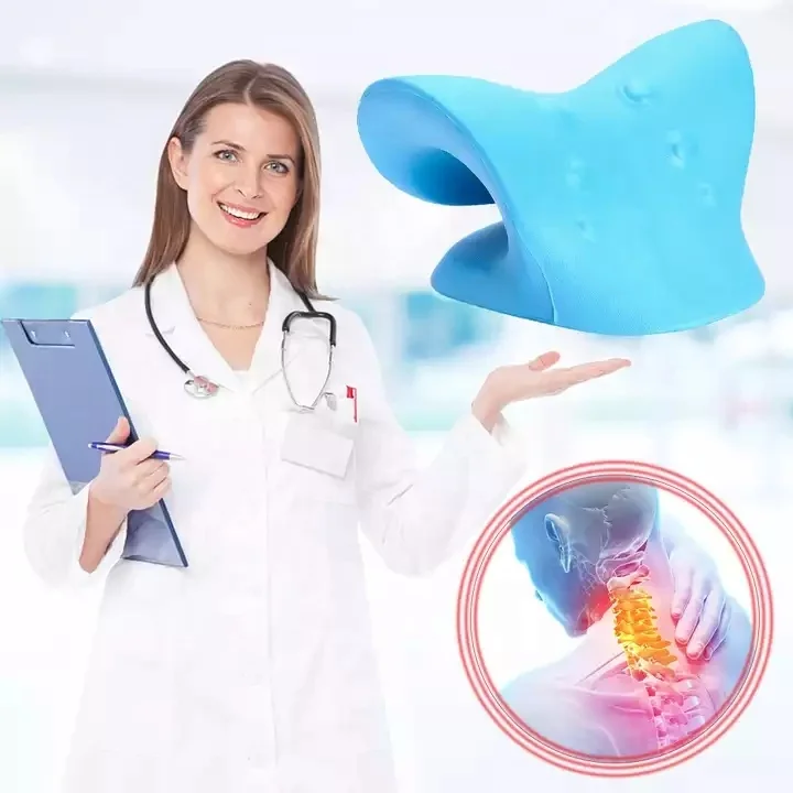 Neck and Shoulder Relaxer Portable Cervical Traction Device Neck Stretcher for TMJ Pain Relief and Cervical Spine Alignment