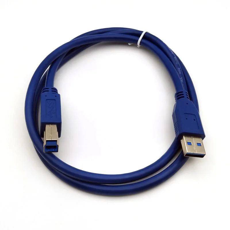  Кабель для принтера USB 3 0 типа А Папа-B папа Удлинительный кабель Canon Epson HP на компьютер 5 м