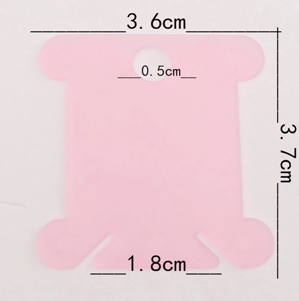 wholesale plastic bobbins thread board price high quality cheap price rainbow colorful transparent floss bobbins