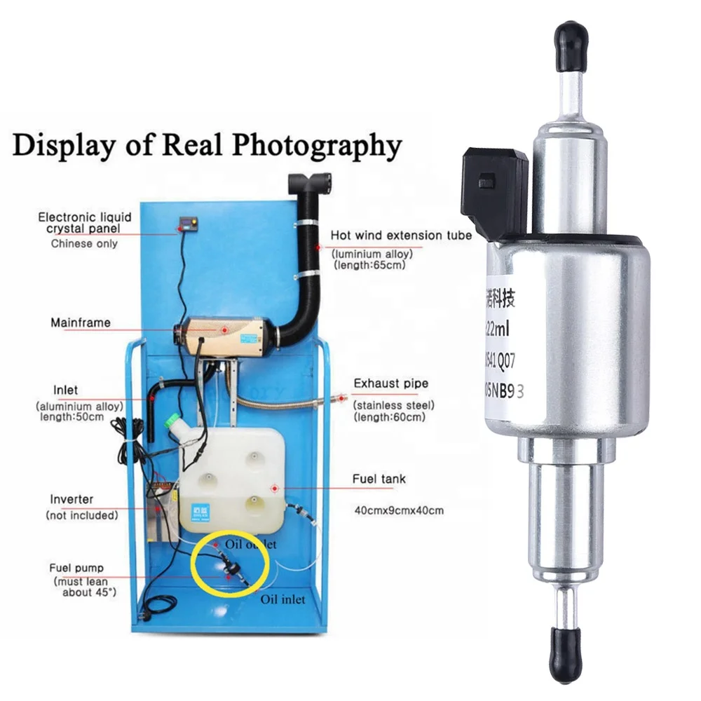 12V Electric Heater Oil Fuel Pump Air Parking Heater For Webasto Eberspacher 2000W- 5000W