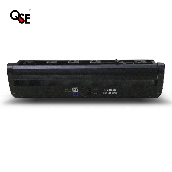 6* 500mW RGB Fulcolor skynet laser effect moving head laser lighting