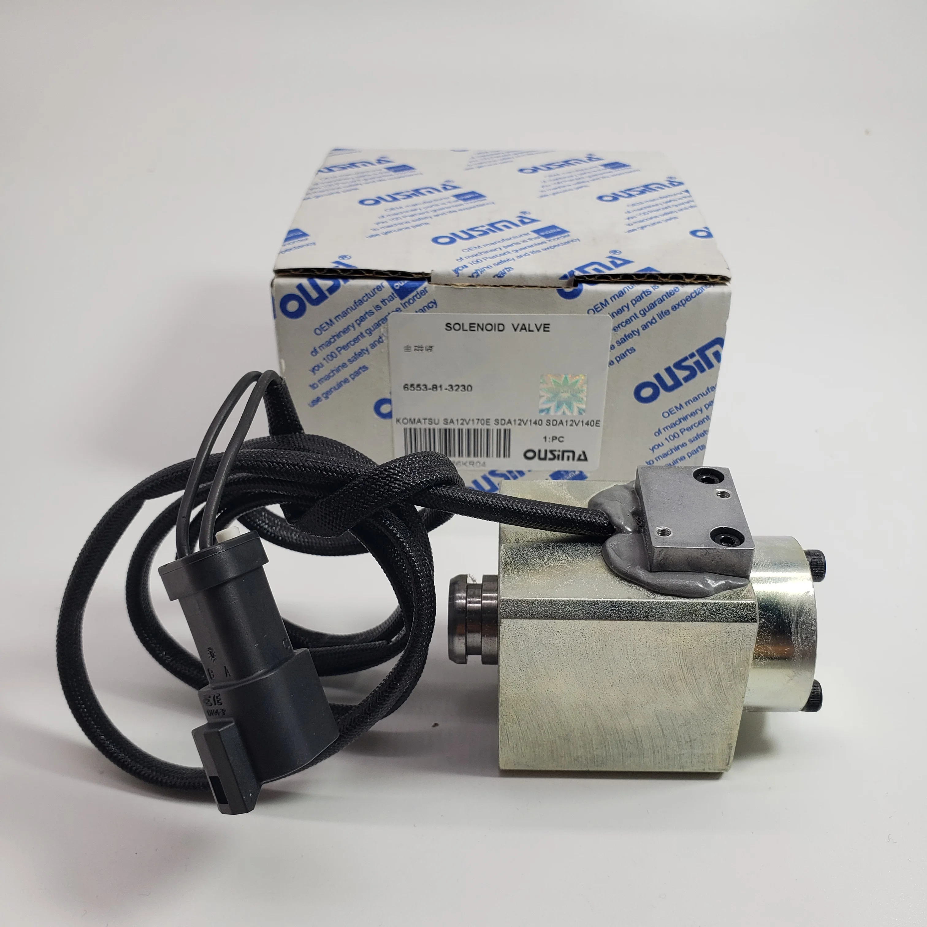 Часть двигателя SA12V170E SDA12V140 SDA12V140E электромагнитный клапан 6553-81-3230 6553813230